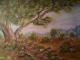 der Baum - Karola Machnicka - Acryl auf Leinwand - BÃ¤ume-Himmel-Wiese-Wolken-Sonstiges - Realismus