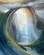 Die Andere Seite - Silvian Sternhagel - Ãl auf Leinwand - Fantastisch-Mystik-Himmel-FluÃ-Wiese - GegenstÃ¤ndlich-Impressionismus-Naturalismus