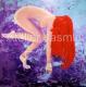 Dance - Jasmin SchlÃ¶Ãer - Acryl auf Metall - weiblich - Abstrakt-Figuration