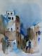 Tunesien - Evelyn Brosche - Aquarell auf  - Stadtansichten - 