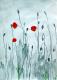 Mohnblumen - Nadezda Filimonow - Gouache auf Papier - Mohn - Realismus