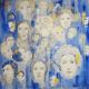 Faces - Inken Stampa - Acryl-Mischtechnik auf Leinwand - Gesichter - Abstrakt