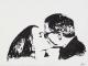The kiss - Inken Stampa - Acryl auf Leinwand - Gesichter - PopArt