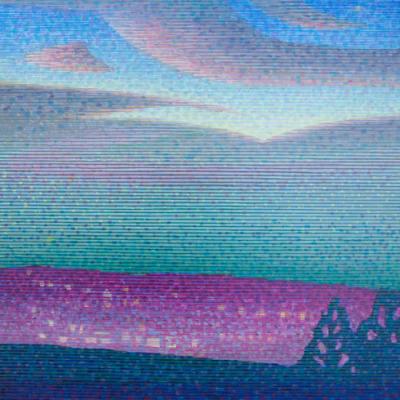 Abend violett/grün - Arthur Wyss - Array auf - Array - Abend violett/grün - Arthur Wyss - Array auf - Array -
