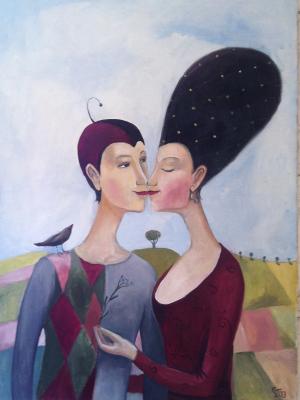 Harlekin und die Dame - Svetlana KUNST - auf - Array - Harlekin und die Dame - Svetlana KUNST - auf - Array -