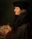 Historisches Portrait nach Holbein - Franziska Gramm K.Meleon - Ãl auf Holz - Gesichter-MÃ¤nner - Figuration