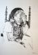 Johann Paul II - Vilinskiy Nic - Tinte-Tusche auf Papier - MÃ¤nner - Realismus