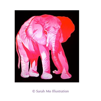 Der Rosarote Elefant - Sarah Mo Illustration - Array auf Array - Array - Der Rosarote Elefant - Sarah Mo Illustration - Array auf Array - Array -