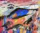 Bergwelt - Wolfgang Stocker - Acryl-Gouache auf Papier - Abstrakt-Berge - Expressionismus