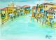 Venedig 1 - Wolfgang Stocker - Aquarell auf Papier - Stadtansichten - Impressionismus