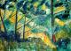 Impression 1 - Wolfgang Stocker - Ãl auf Leinwand - Wald - Expressionismus-Impressionismus