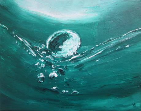 Sturm im Wasserglas 2 - peter paint - Array auf Array - Array - Array