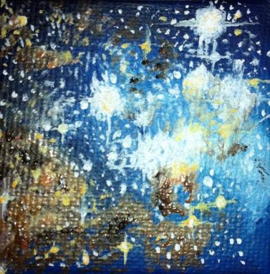 Sternenhimmel blau - Claudia Lüthi - Array auf Array - Array - Array