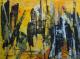 yellow-black,City-Serie - wolfgang mayer - Acryl auf  - Abstrakt - 