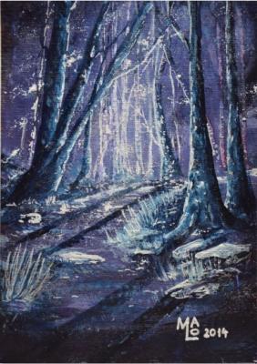 Das Leuchten im Wald - MaLo, Mario Lorenz - Array auf Array - Array - 