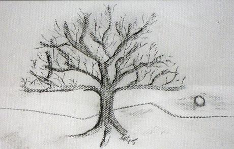 Baum mit Sonne - Kristin Gräfin von Montfort - auf - Array - Baum mit Sonne - Kristin Gräfin von Montfort - auf - Array -