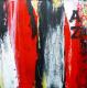 VergÃ¤nglichkeit des Seins 1 - Petra Wendelken - Acryl-Mischtechnik auf  - Abstrakt - 