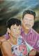 Ehepaar - Wassilij Dahmer - Ãl auf Leinwand - Gesichter-MÃ¤nner - Realismus
