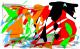 -Tiger- - Elfie Elfie Bilger - - auf  - Abstrakt - 