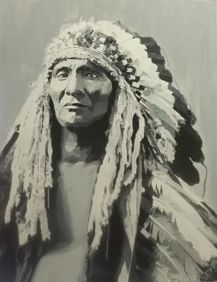 SPOOL. Porträt eines Crow aus dem Jahr 1905 - wanda spirit - Array auf  - Array - Array