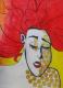 Red hair  - Viviane Wenz - Pastell auf Papier -  - PopArt