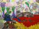 Das Atelier des Gottes - Malgorzata Rosinska - Acryl auf Leinwand - Abstrakt-Blumen-Haustiere-Wildtiere-Stillleben - Abstrakt-Surrealismus