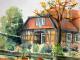 Bauernhaus in Anderten - Evelyn Brosche - Aquarell auf  - Stadtansichten - GegenstÃ¤ndlich