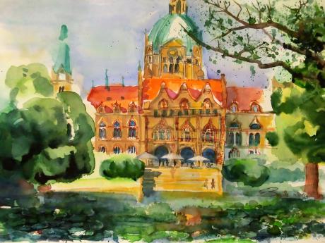 Neues Rathaus Hannover - Evelyn Brosche - Array auf  - Array - 