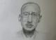 Portraitstudie (Paul Kagame) - Nagip Naxhije Papazi - Bleistift auf Papier -  - Fotorealismus