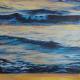 Meereswellen in der Abendsonne-- - ingrid wenz-gahler - Acryl auf Leinwand -  - Impressionismus