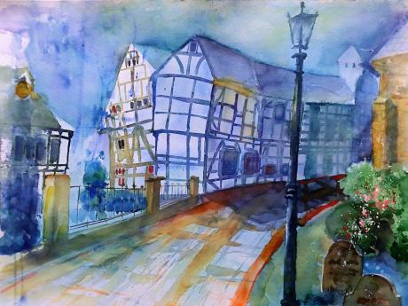 Fachwerk in Hattingen - Evelyn Brosche - Array auf - - Fachwerk in Hattingen - Evelyn Brosche - Array auf - -