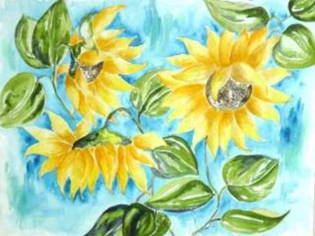 Lieblich sich windene Sonnenblumen - Witburg Dähling - Array auf - Array - Lieblich sich windene Sonnenblumen - Witburg Dähling - Array auf - Array -
