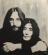 JOHN & YOKO - wanda spirit - Acryl auf Leinwand - Gesichter-MÃ¤nner - Fotorealismus