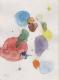 Cheerful Blackbird  - Anja Mueller-Wood - Aquarell auf Papier - Abstrakt-VÃ¶gel - Abstrakt-Expressionismus