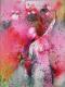 rosa Avatar - Evelyn Brosche - Airbrush-Aquarell auf Leinwand -  - Abstrakt