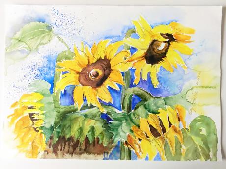 Sonnenblumen1 - Evelyn Brosche - Array auf - Array - Sonnenblumen1 - Evelyn Brosche - Array auf - Array -