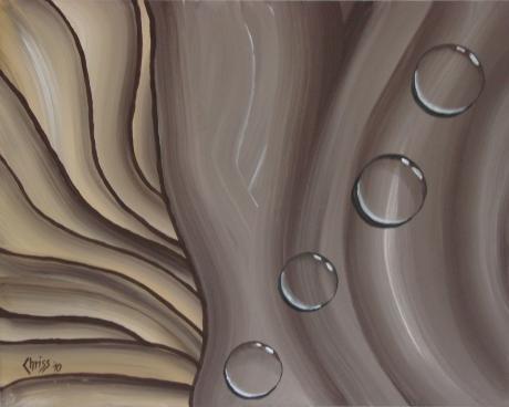 Brown Water Drops - Christiane Gathmann - Array auf Array - Array - Array
