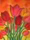 Tulpen - Julia  R. - Acryl auf Leinwand - Blumen - Realismus
