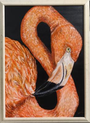 Seltene Flamingo - Wassilij Dahmer - Array auf Array - Array - Array